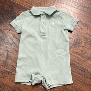 Ralph Lauren Baby Boys Short Sleeve Shortall 6 months